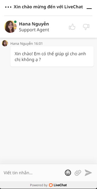 Khung chat với hỗ trợ nhận mật khẩu SV388